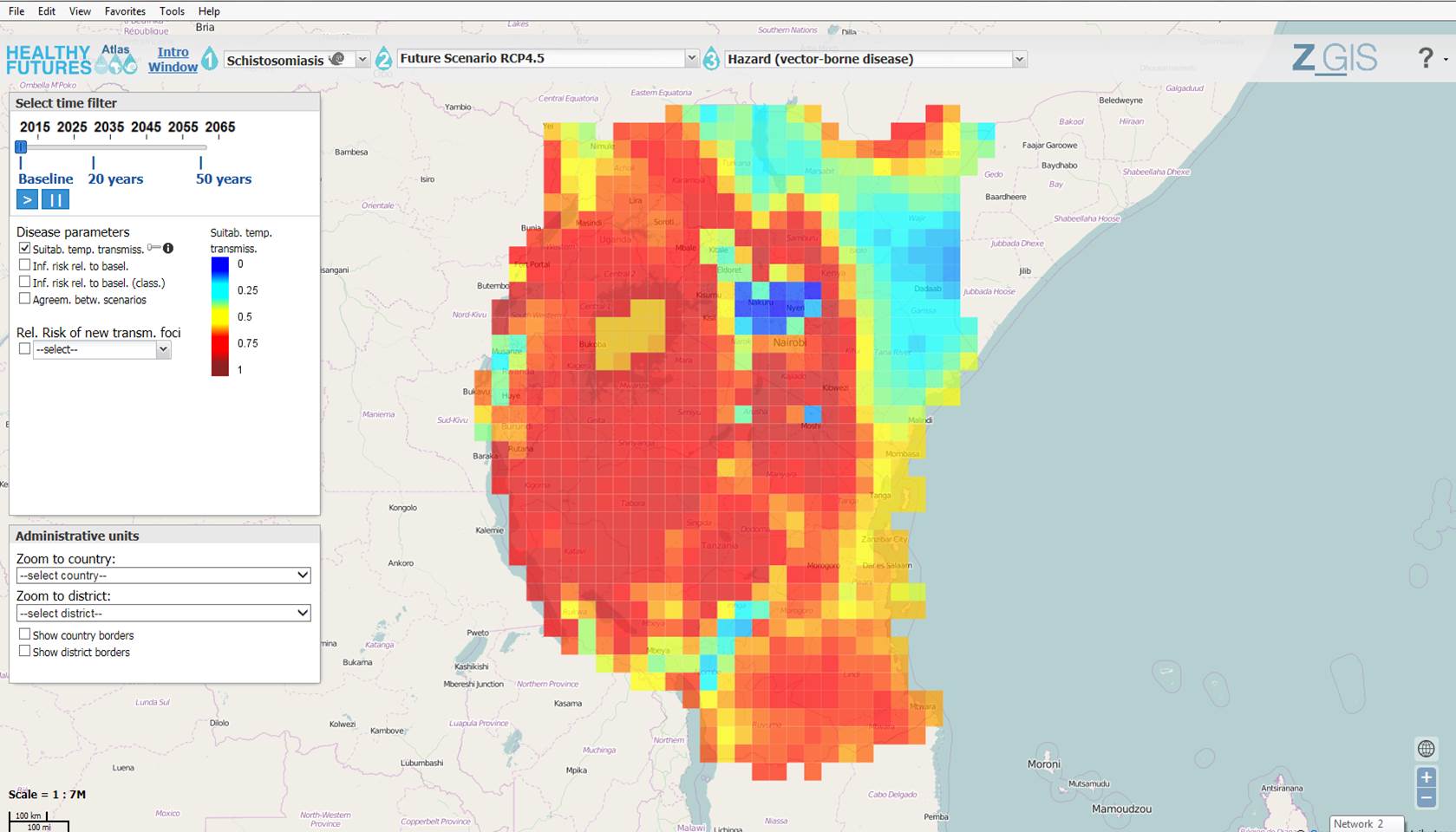 POPClimate - GIS & Data Visualizations